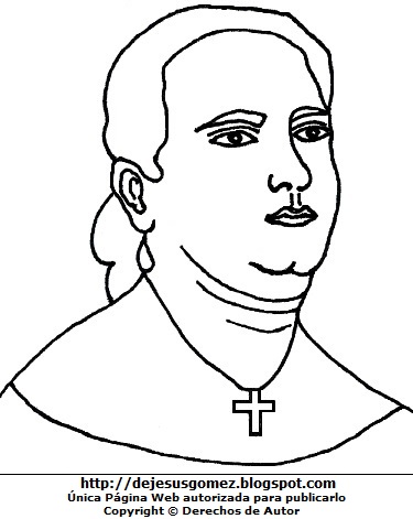 Rosa Merino Imagen de Rosa Merino para colorear, pintar e imprimir. Dibujo de Rosa Merino para niños de Jesus Gómez