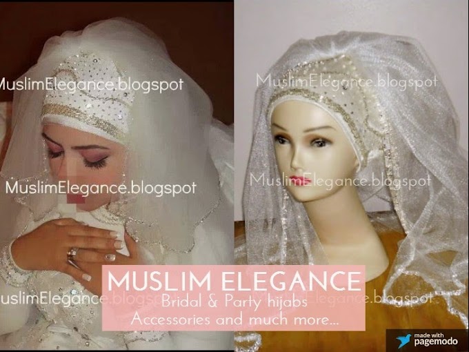 Mint Bridal hijab inspiration Muslim Elegance