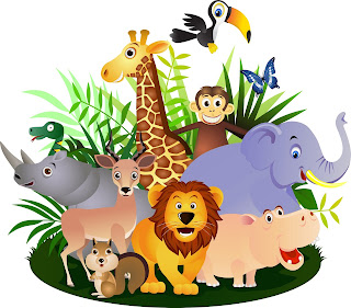 Ilustraciones gratis de los animales de la selva