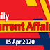 Kerala PSC Daily Malayalam Current Affairs 15 Apr 2020