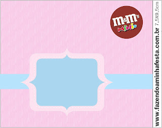 Pink and Light Blue: Free Printable Candy Bar Labels. Pink and Light Blue: Free Printable Candy Bar Labels.