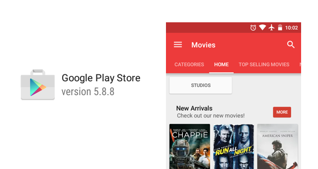 Update Google Play Store APK 5.8.8 Bulan Agustus 2018