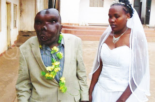 Ugandan ugliest man wedding second wife children
