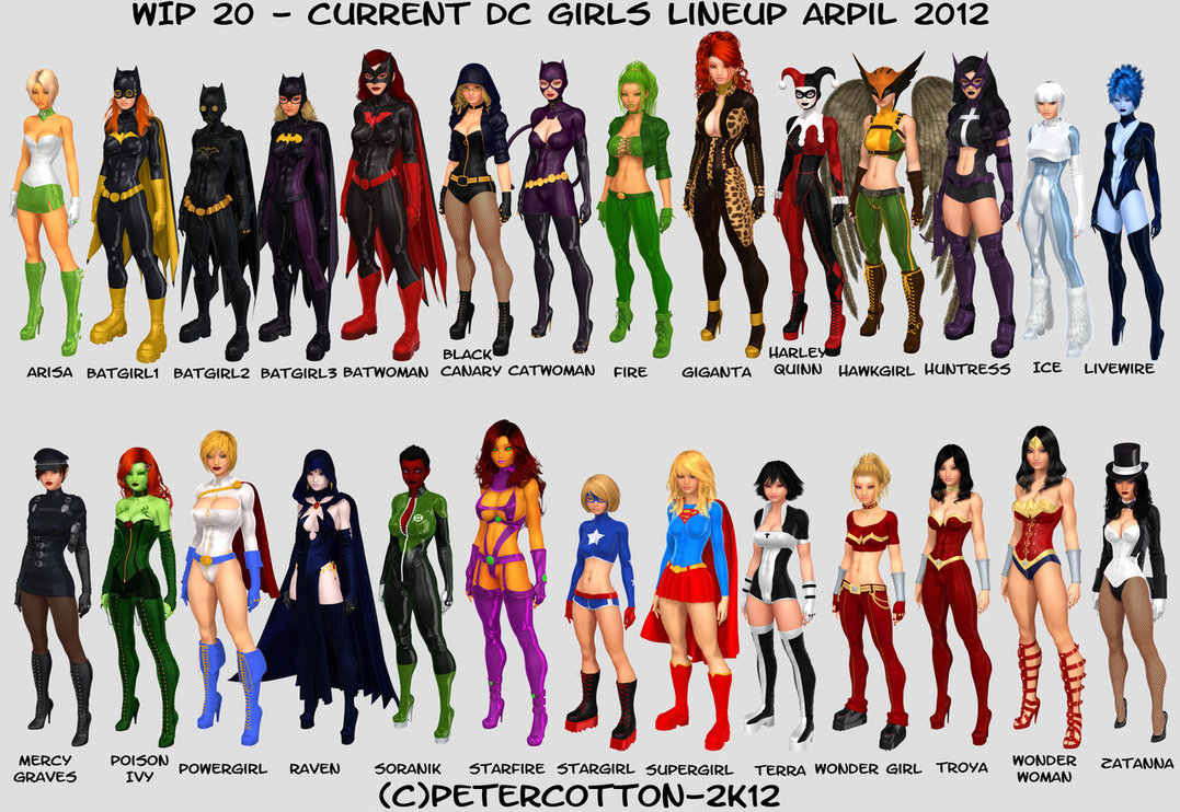 Sexy Superhero Girls Girls Of The Dc Universe
