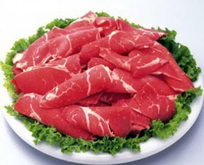 Thịt bò dùng trong món súp lơ xào