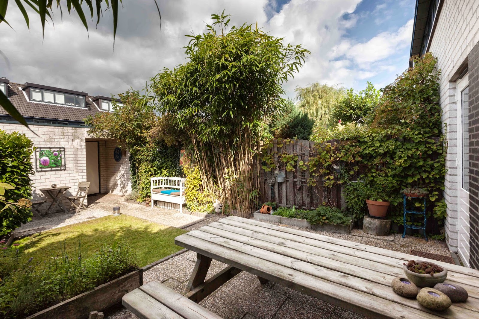 Zon In Tuin Op Het Noordoosten