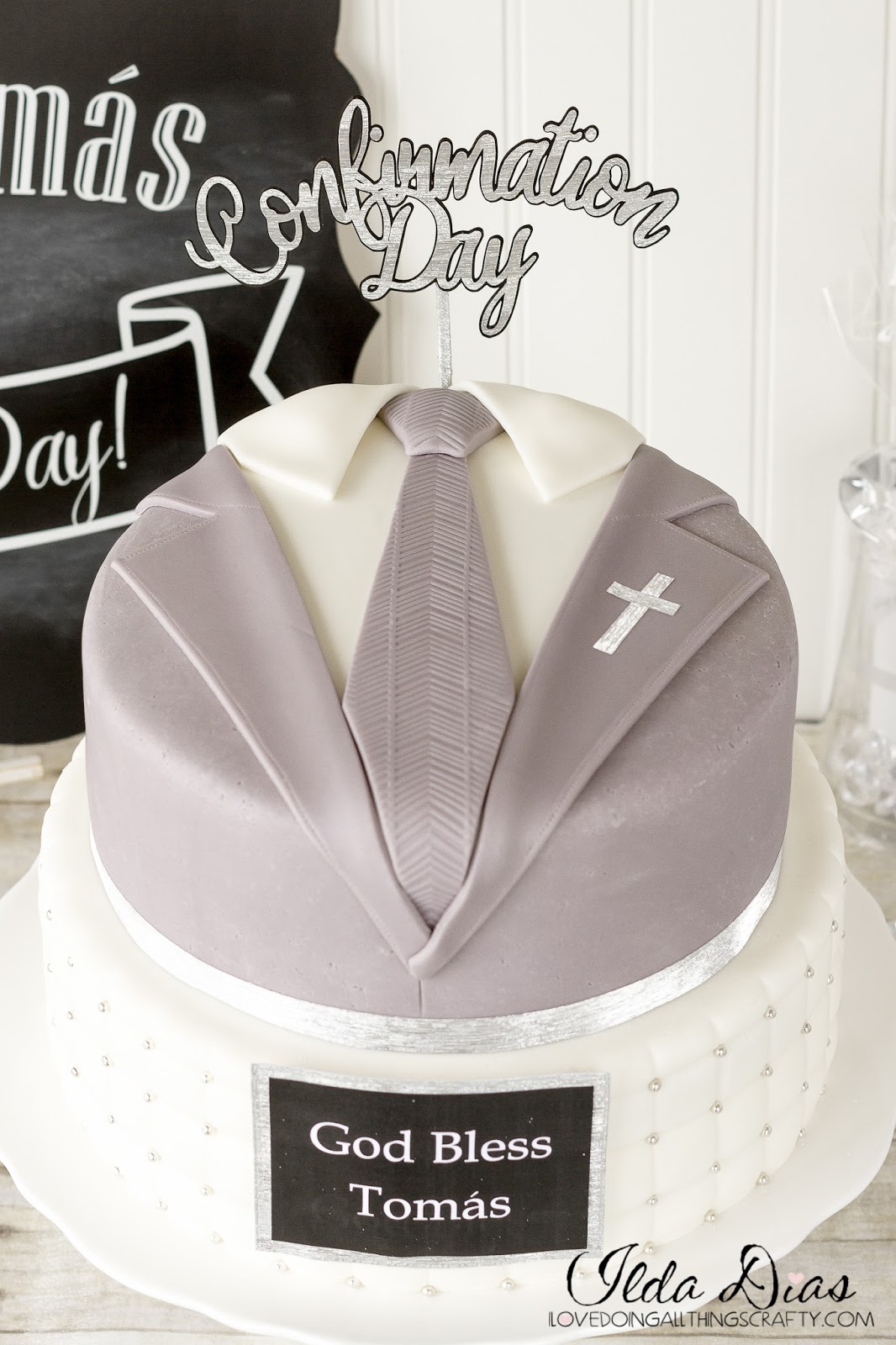 Sara Elizabeth - Custom Cakes & Gourmet Sweets: Suit and Tie Cake /  Missionary Cake Tutorial