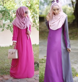 Gamis Syar'i Untuk Anak Muda 17 Gamis Dan Hijab Syar'i Remaja Jadi Inspirasi Lebaran Sekarang