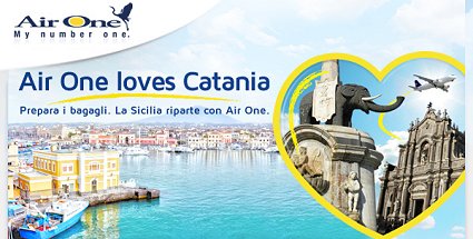 biglietti voli gratis Catania AirOne