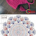 Patrón /Pattern: Gorro con orejeras rosa / Crocheted hat with earflaps