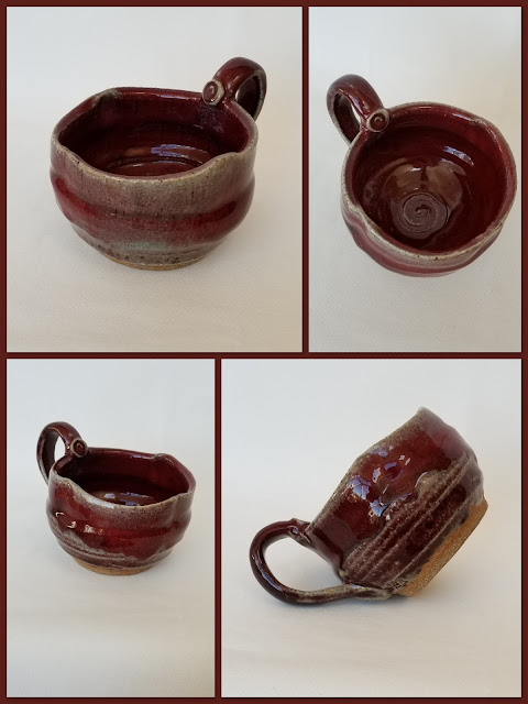 Tony Clennell inspired stoneware mug by Lily L.