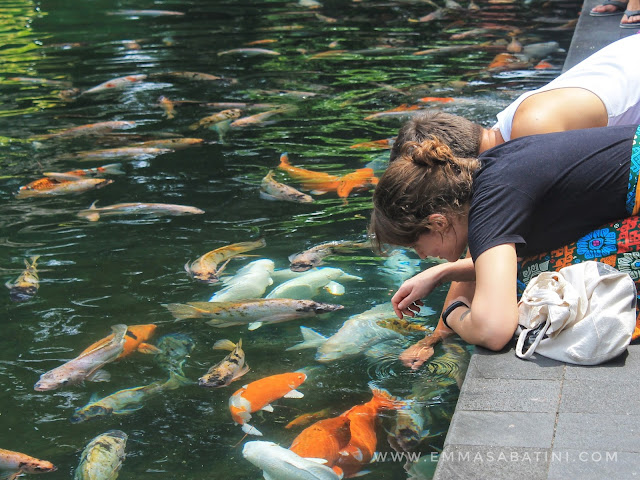 Melukat di Pura Tirta Empul, Bali