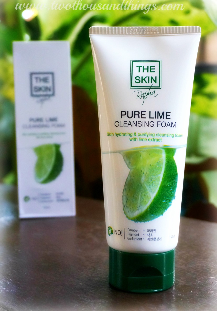 [Skincare] THE SKIN Pure Lime Cleansing Foam + THE SKIN Cleansing Oil with Lime Extract Two