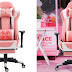 Nokaxus Gaming Chair Large Size High-Back Ergonomic Racing Seat with Massager