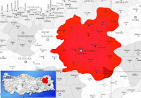 Karaçoban ilçesinin nerede olduğunu gösteren harita