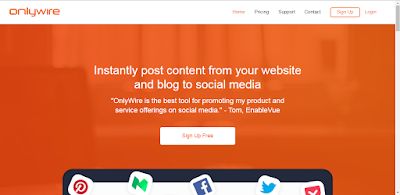 1 Daftar Gratis Di Situs Onlywire.com Social Bookmark