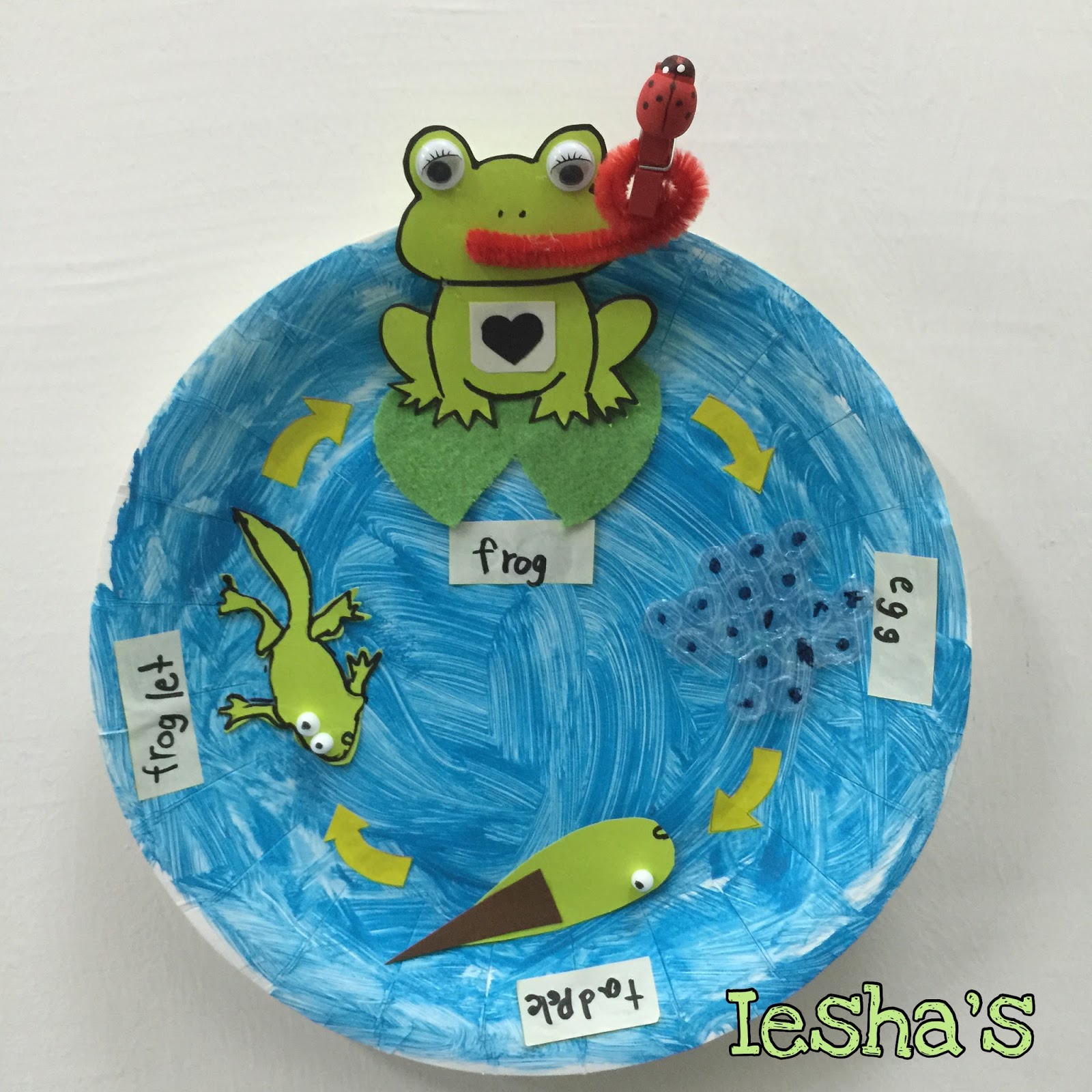 my lovely motherhood: Frog Life Cycle Craft
