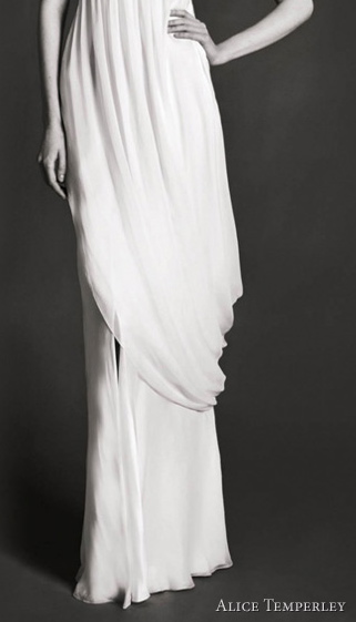 Sometimes a simple greek goddess dress like this Alice Temperley creates the
