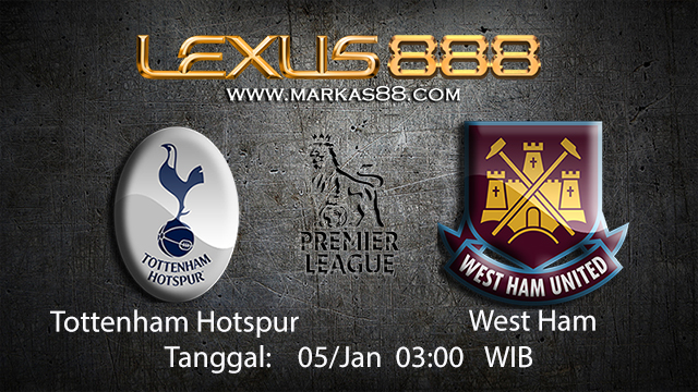 PREDIKSIBOLA - PREDIKSI TARUHAN BOLA TOTTENHAM HOTSPUR VS WEST HAM 05 JANUARI 2018 ( ENGLISH PREMIER LEAGUE )