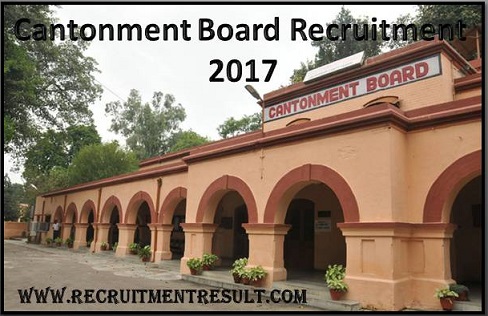 Cantonment Board Recruitment 2017 http://recruitmentresult.com/cantonment-board-recruitment/