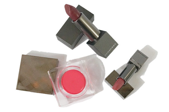 Burberry Beauty Haul: Lip & Cheek Bloom, Lip Velvet Lipstick, Kisses Lipstick
