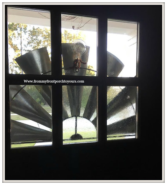 Privacy-Front Door Windows-DIY-Home Improvement-Faux Stain Glass-From My Front Porch To Yours