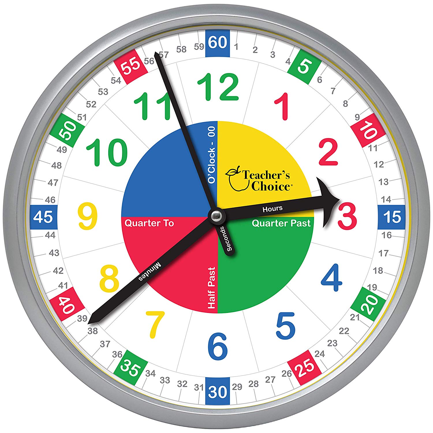 Heck Of A Bunch Teacher s Choice Educational Wall Clock Review And