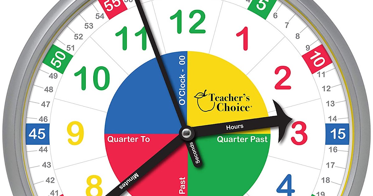 Heck Of A Bunch Teacher's Choice Educational Wall Clock Review and