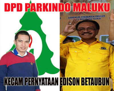 PARKINDO Maluku Kecam Peryataan Edison Betaubun 1 PARKINDO Kecam