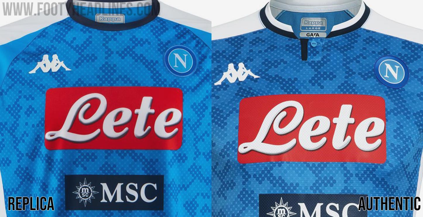 Napoli €40 Replica vs €90 Authentic Kits - Footy Headlines