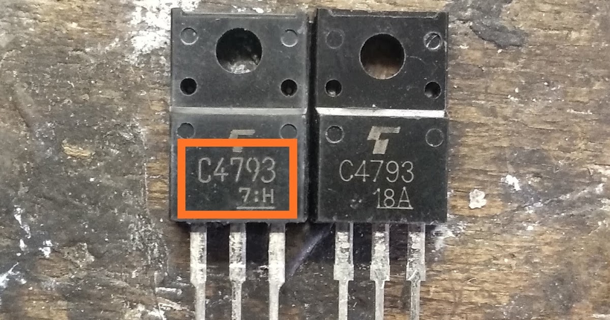 Captester Perbedaan transistor C4793, A1837 asli dan palsu Captester Perbedaan transistor C4793, A1837 asli dan palsu