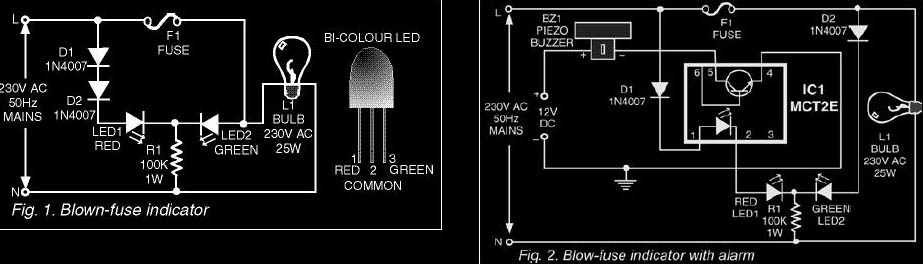 Automatic Blown fuse Indicator ~ Circuit Diary
