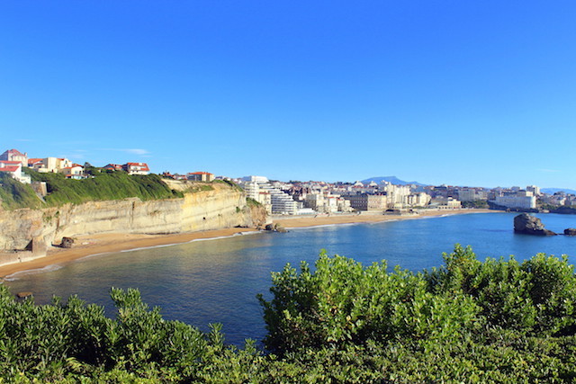 Panorama from the lighthouse in Biarritz