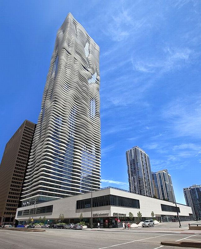 Ingeniería y Computación Aqua Tower, extraordinario diseño arquitectonico.