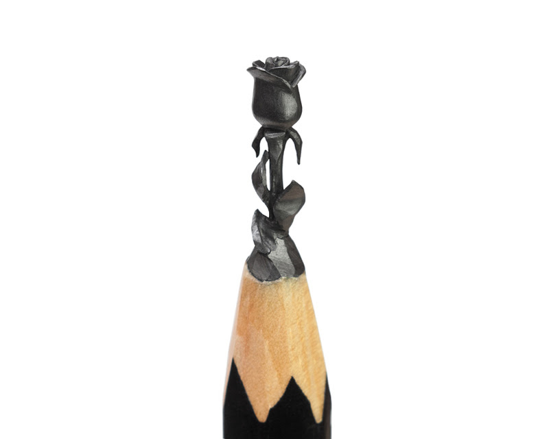 Micro Sculptures from Graphite by Salavat Fidai from Russia.