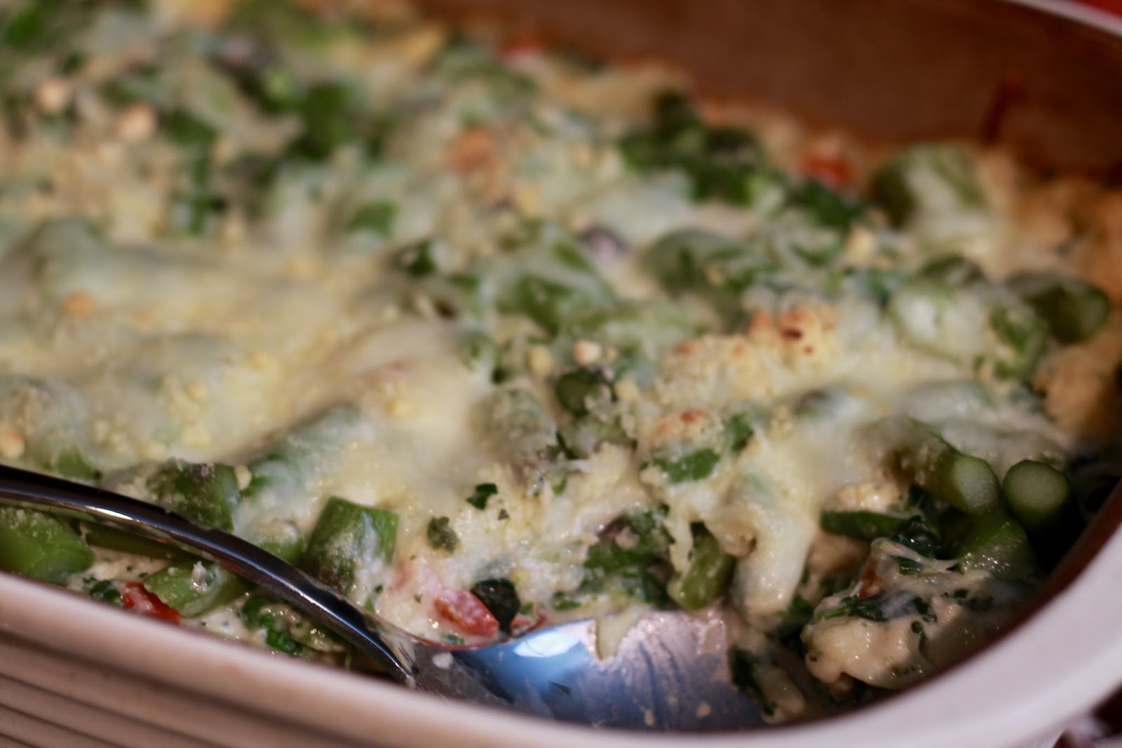 Creamy Alfredo Crab Casserole - I do deClaire
