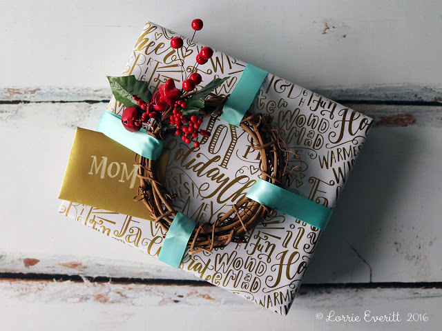 gift wrapping inspiration using wrapping paper scraps | Lorrie Everitt Studio