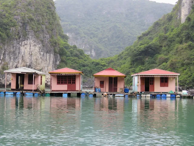 Floating Village on Halong Bay Vietnam