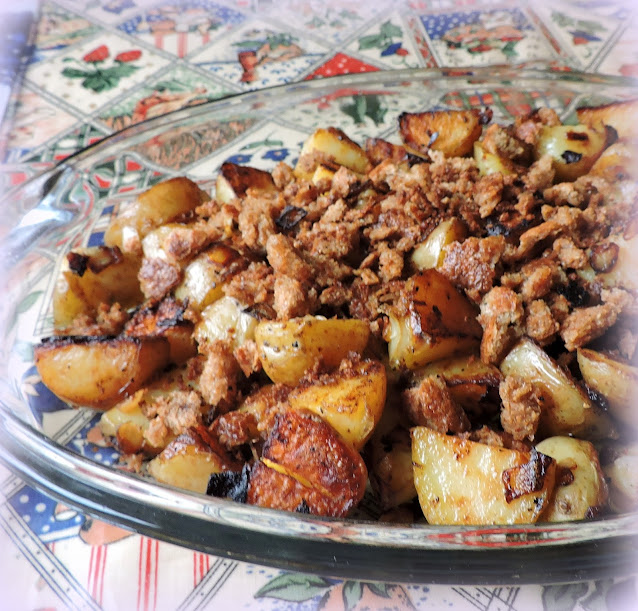 Bread Crumb Fried Potatoes