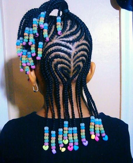 Children's Braids Black Hairstyles Photo