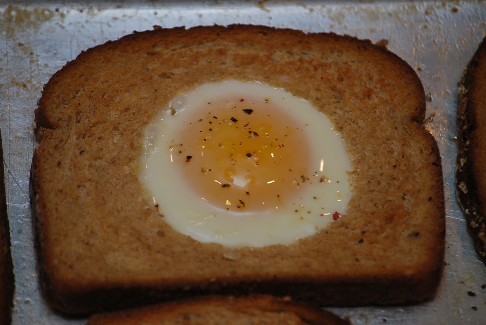 My story in recipes Eggs in a hole