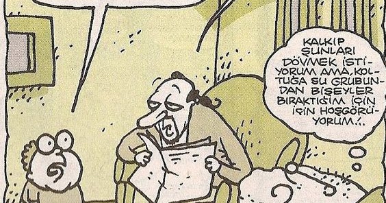 Karikatür Dünyası Baba abim bana negatif enerji gönderiyor