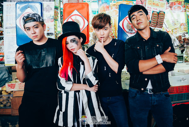 Hotlink K-POP Academy Students Casting in BIGBANG MV Shoot [L-R] Jimmy Tan, May Ng, Alex Ho, Khairul Najmuddin (Erul)