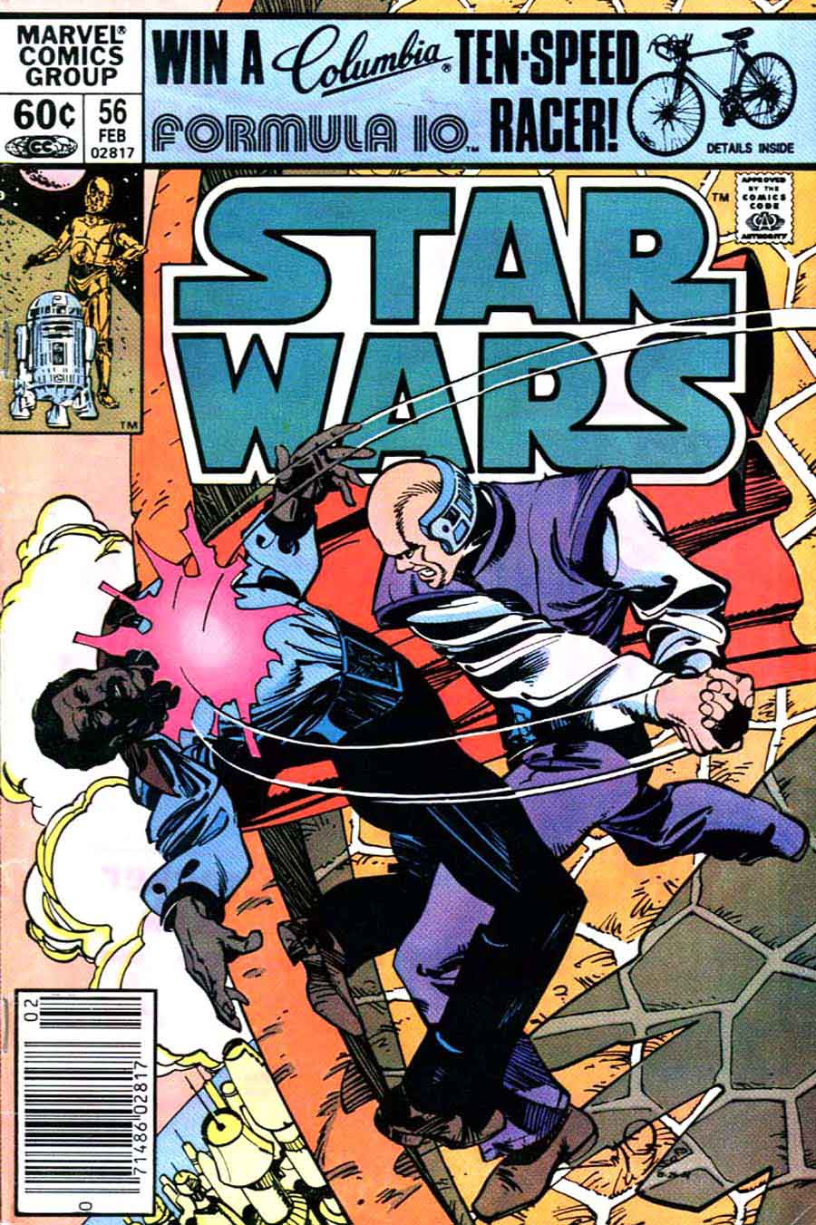 Walt Simonson science fiction 1980s lando calrissian marvel comic book cover - Star Wars #56