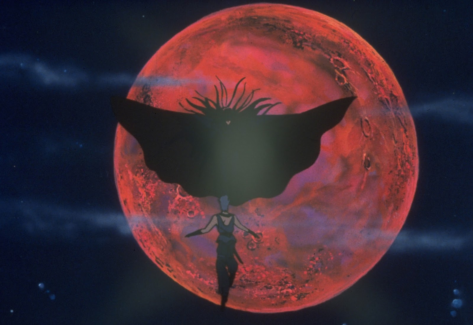 This shot from Vampire Hunter D (1985) reminds me of the Moon