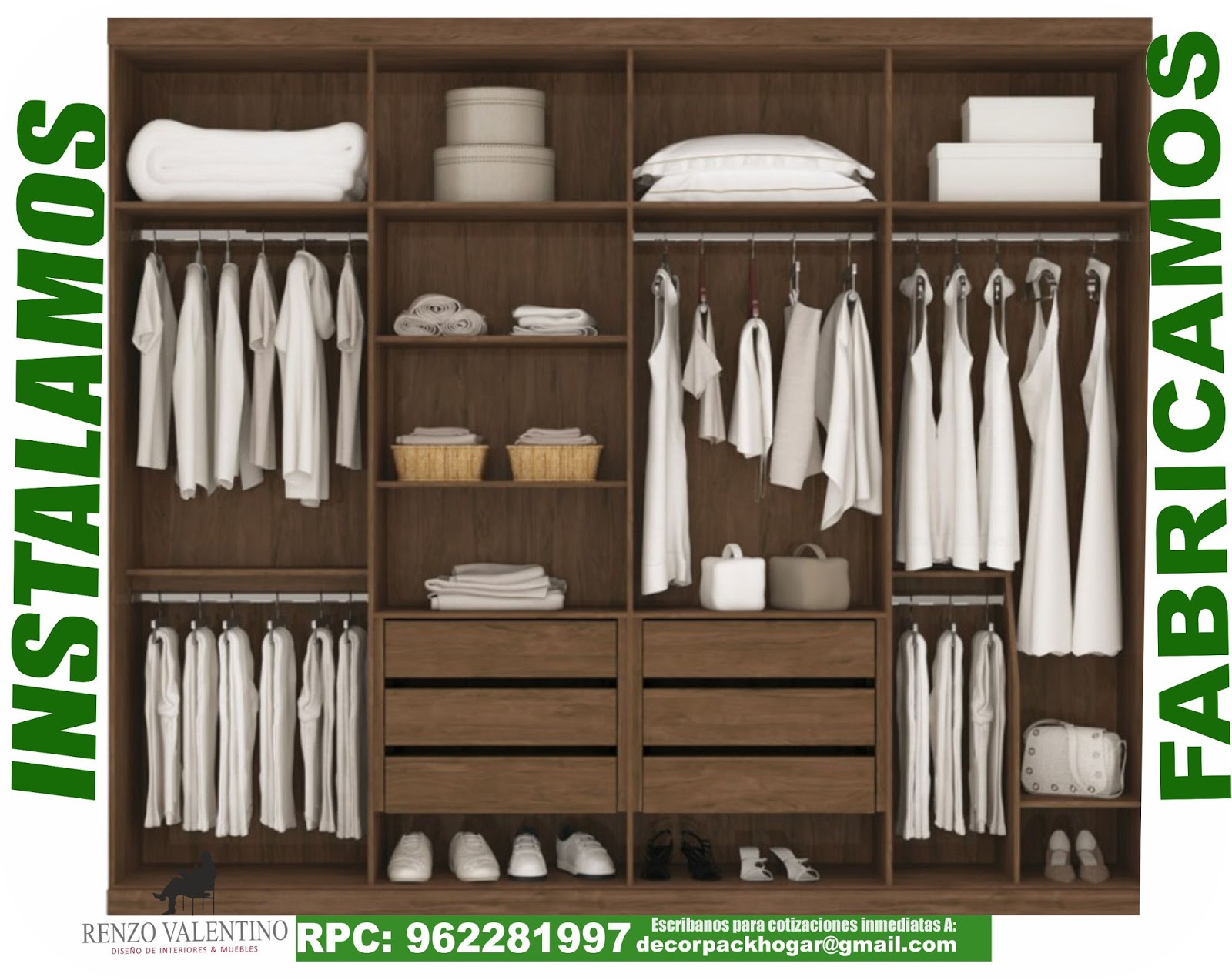 DISEÑOS FABRICACION DE CLOSET COCINA Y MUEBLES DE OFICINA RPC DISEÑOS FABRICACION DE CLOSET COCINA Y MUEBLES DE OFICINA RPC
