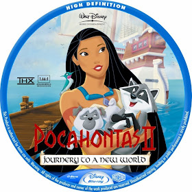 Pocahontas II Blu ray animatedfilmreviews.filminspector.com
