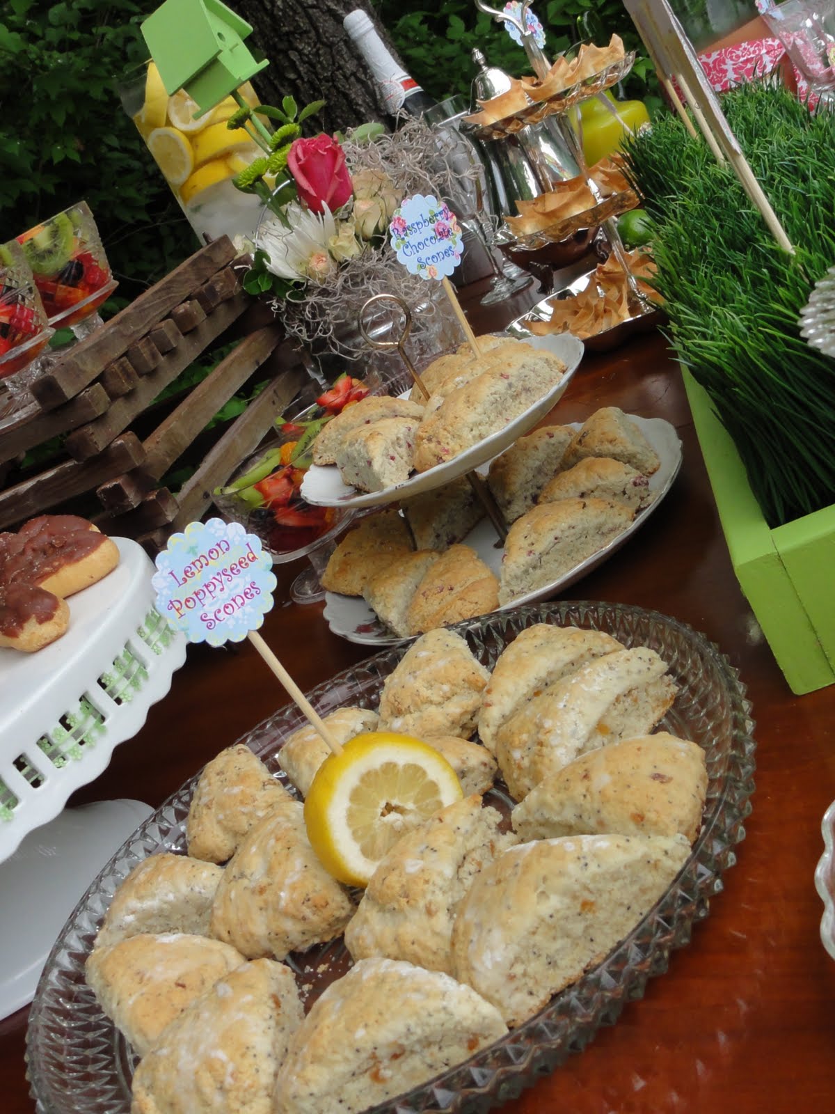 Oh Pickles Baby Shower Brunch Food