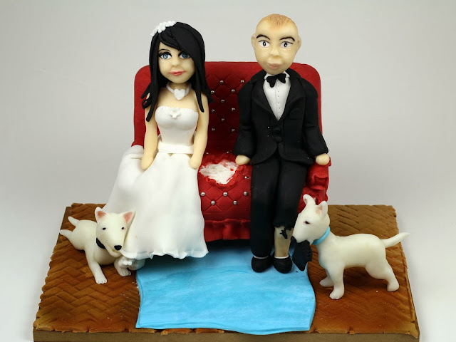 Bride and Groom Wedding Cake Toppers