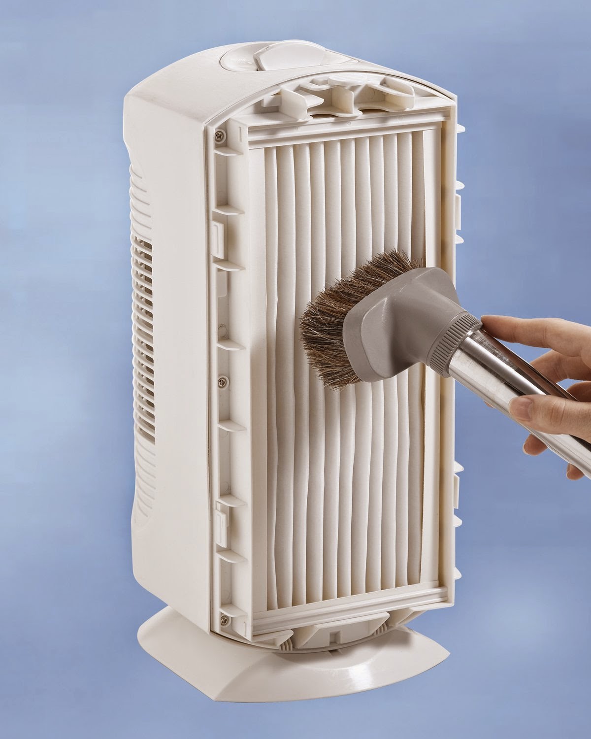 Permanent Filter in the Hamilton Beach Air Cleaner simply needs cleaning with a vacuum cleaner
